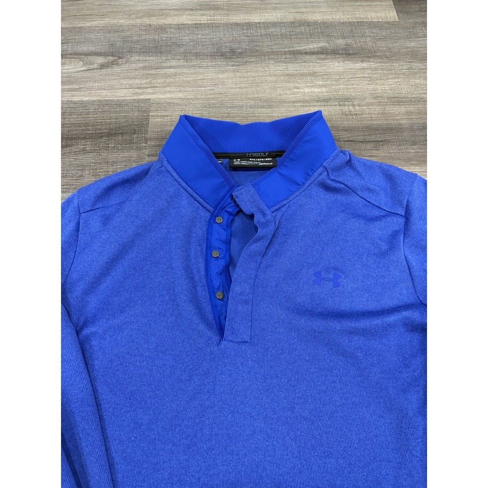 Under Armour Pullover XXL Mens Quarter Zip 1/4 Button Closure ColdGear Loose Fit